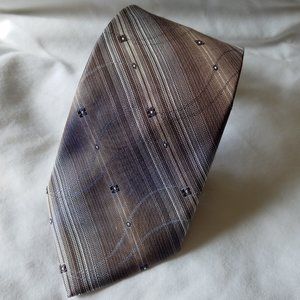 GEORGE Silk striped necktie tie